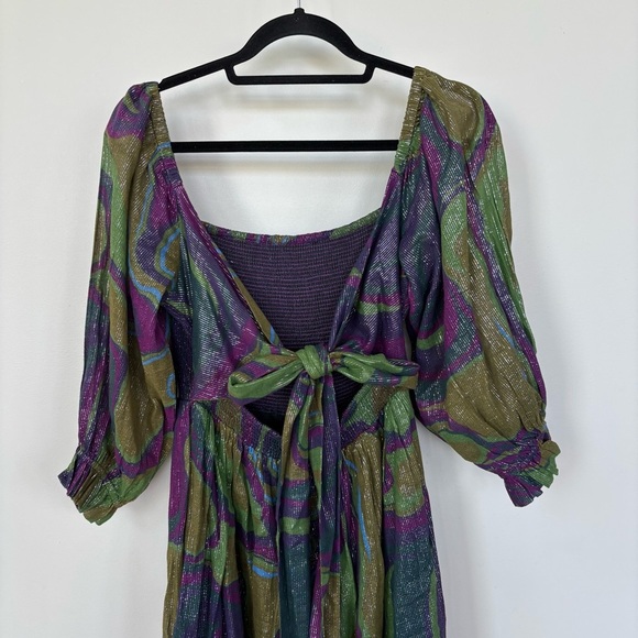 Free People Conditions Apply Riyana Midi Dress Size S NWT - Picture 7 of 8